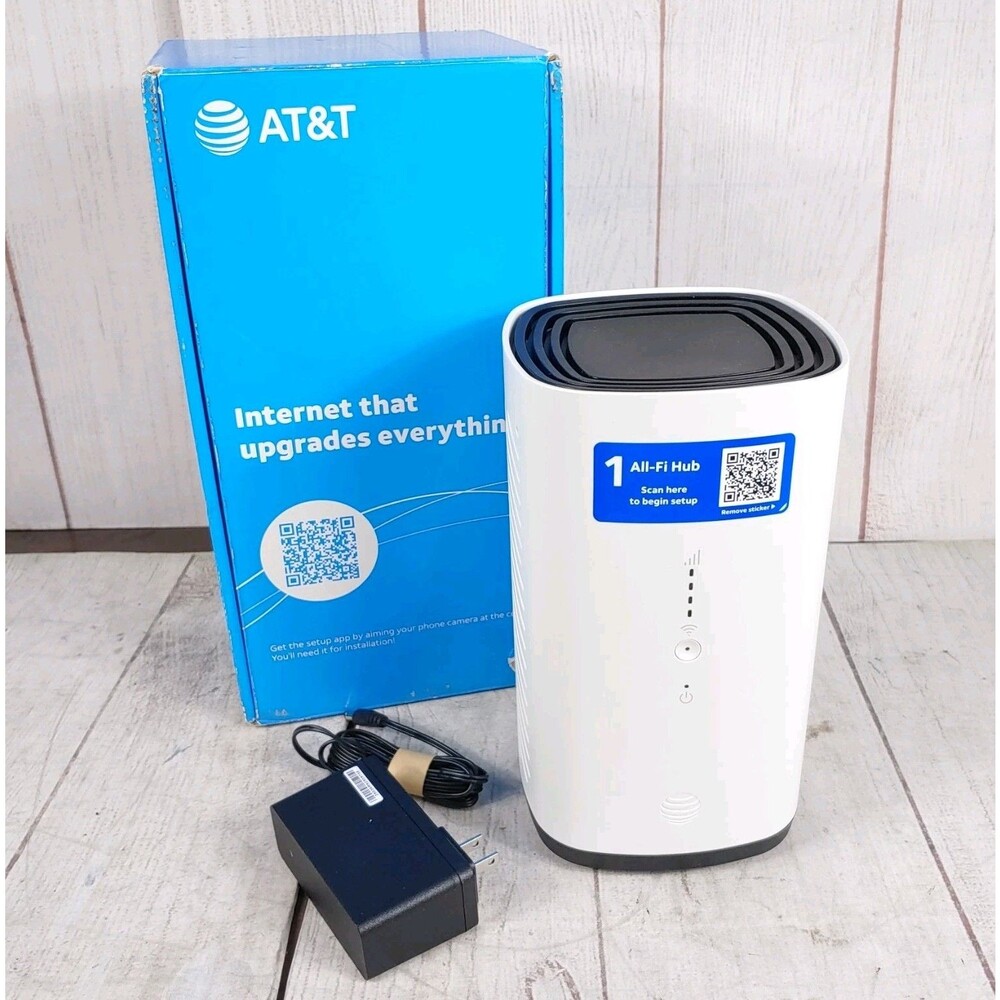 AT&T All-Fi Hub BGW530-900 w/Box - 5G Internet Air Router Modem - TESTED WORKING